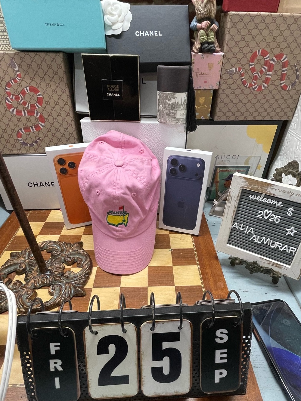 Pink masters hat Masters Women's Caddy Hat
Light Pink